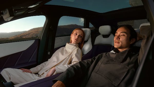 two people sat in the car